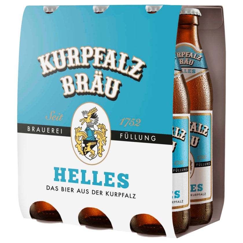 Kurpfalz Bräu Helles 6x0,5l